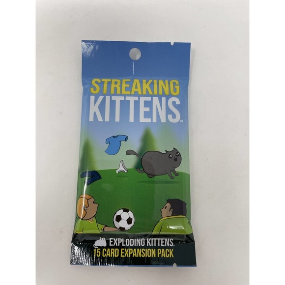 NEW Streaking Kittens Exploding Kittens 15 Card First Expansion Pack Card Game - Picture 1 of 4